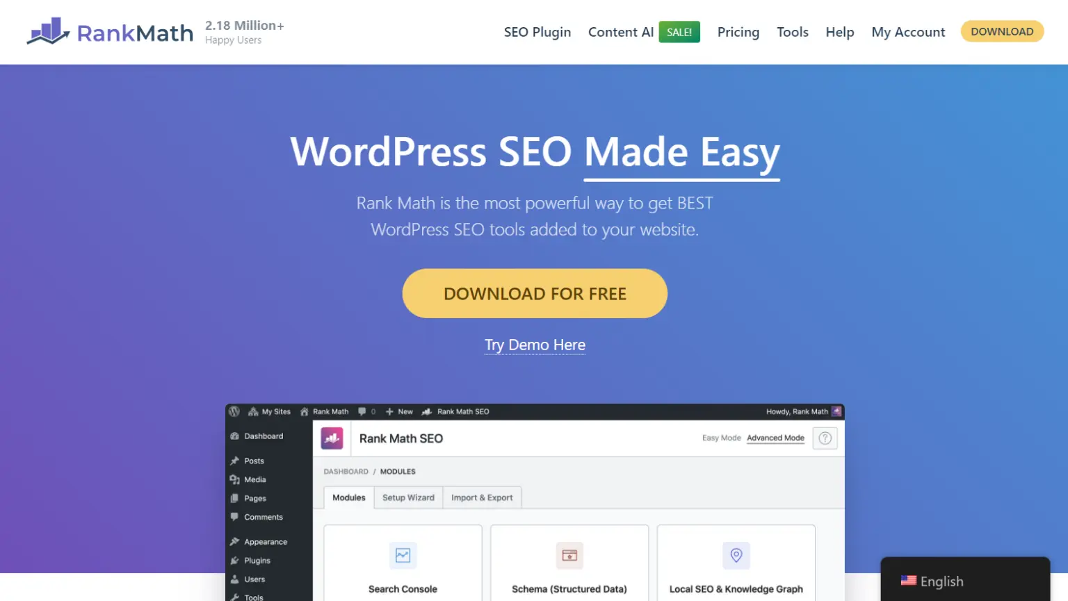 Rank Math SEO PRO v3.0.86 开心汉化版(GPL授权)